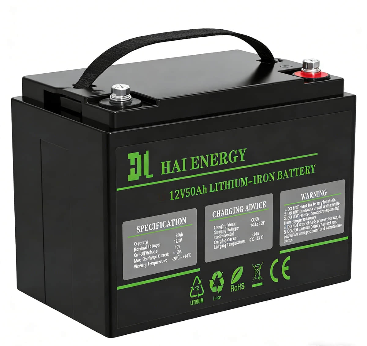 12V50Ah LiFePO4 Lithium Battery 12V50Ah LiFePO4 Lithium Battery