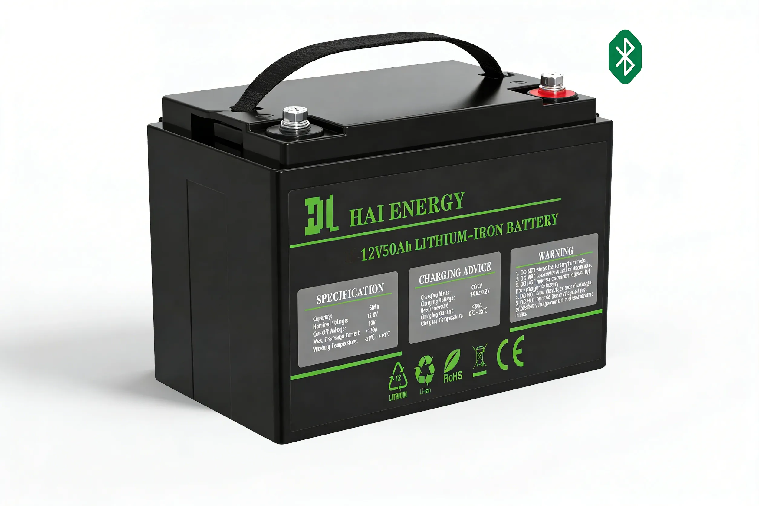 12V50Ah LiFePO4 Lithium Battery