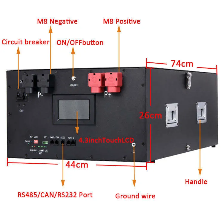 HAI NENG ENERGY 48V 200Ah high capacity LiFePO4 battery for golf cart fleet