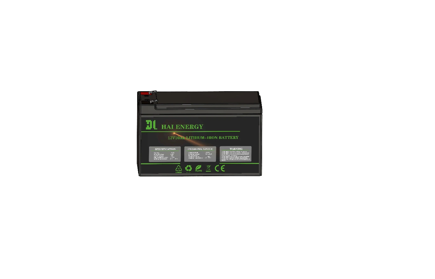 12V10Ah LiFePO4 Lithium Battery