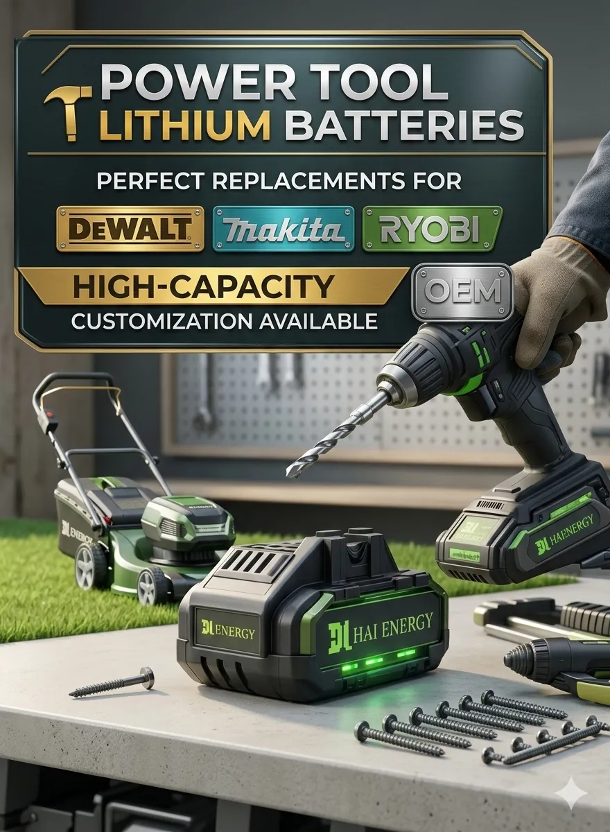 Replacement Power Tool Lithium Batteries | Haineng