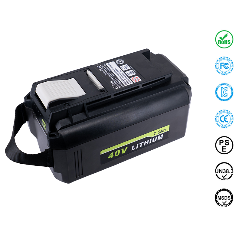 40V Li-ion Replacement Battery for Ryobi OP4040 Lawn Mower, Blower & Chainsaw (6.0Ah–12.0Ah)