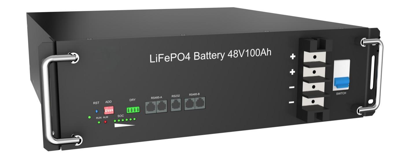 48V 100Ah LiFePO4 Battery for Solar Storage